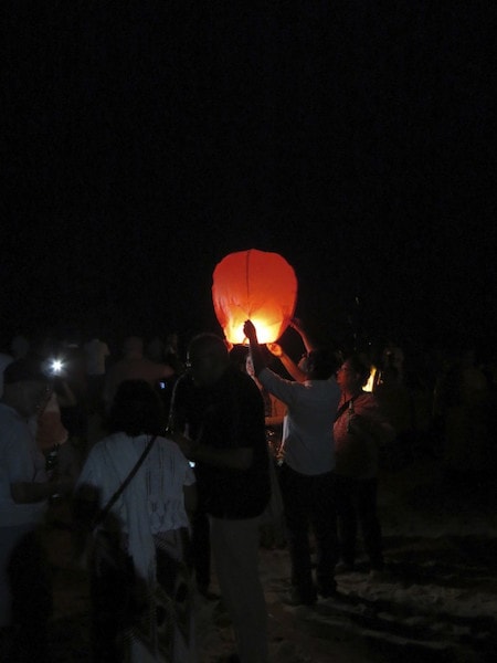 Licht-Ballon Goa Benaulim Strand